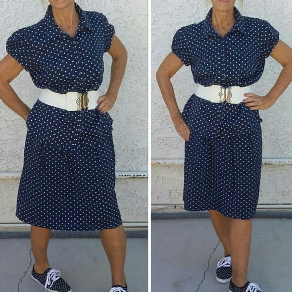 Van Heusen Dresses & Skirts - VAN HEUSEN, polka dots, Top & Skirt SET size XL 12